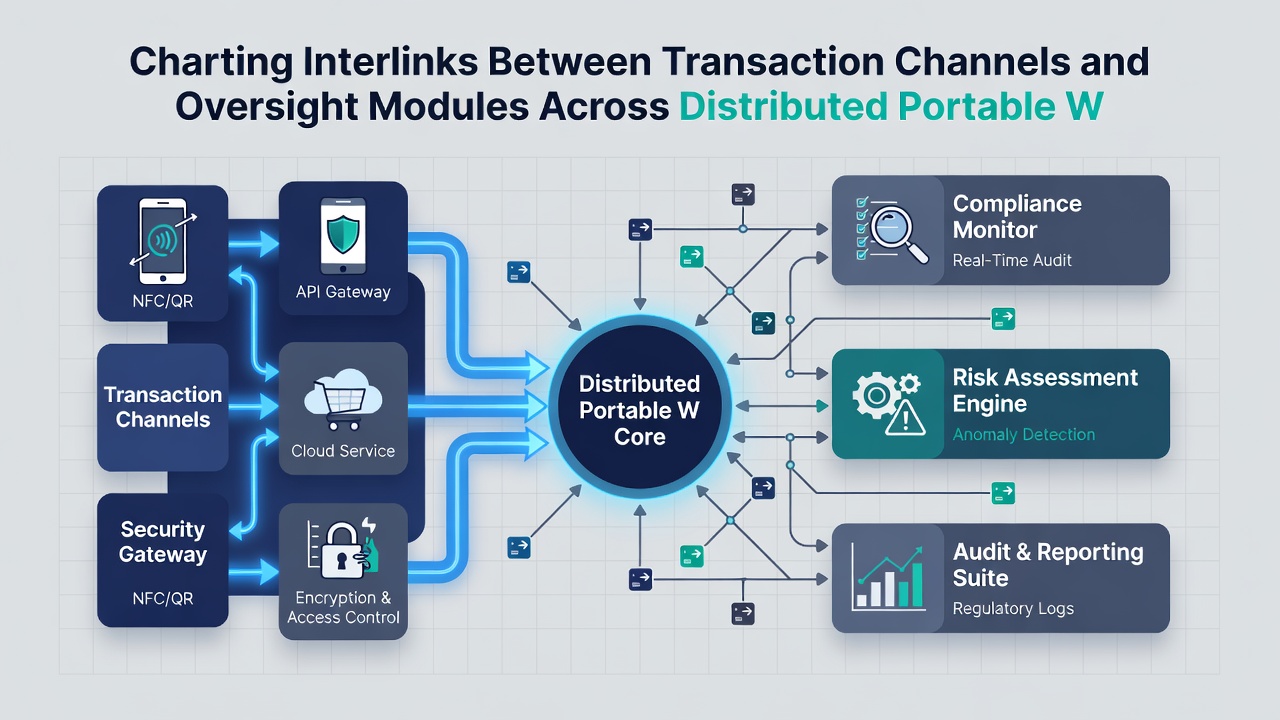 Flowchart illustrating data pathways linking payments and compliance systems in portable wagering