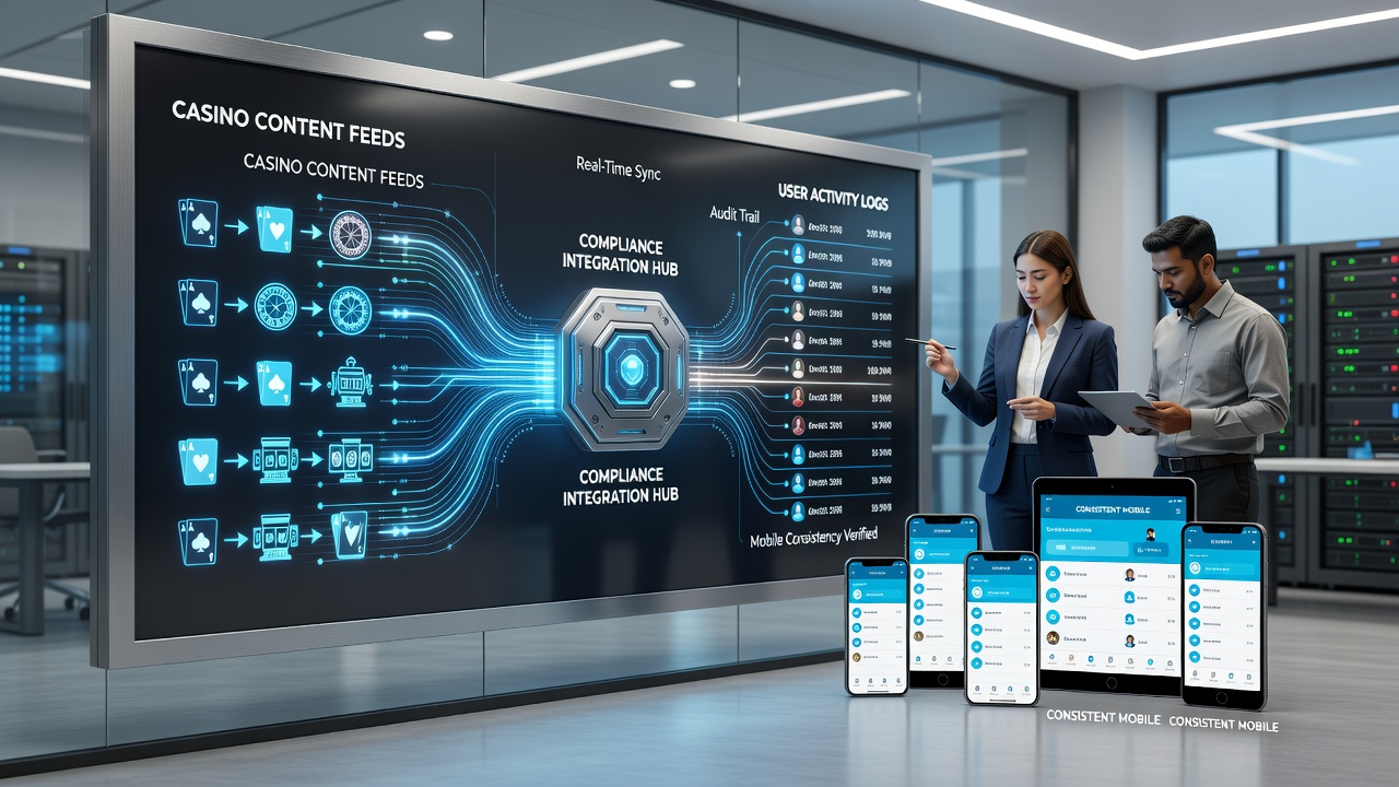 Data integration layers linking casino content feeds to player activity logs