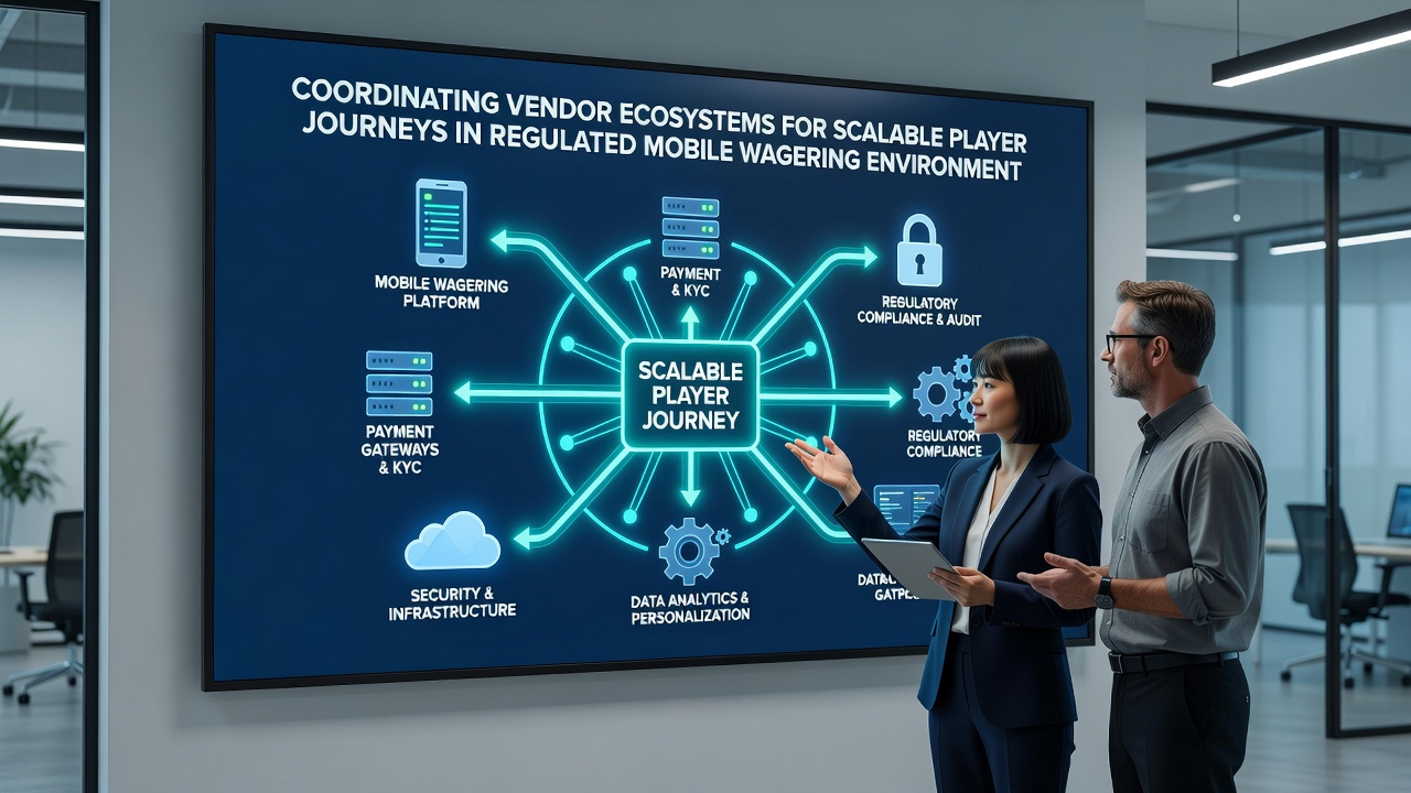 Mobile wagering platform architecture with vendor integration layers