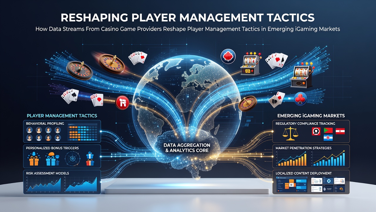Live dealer casino interface integrated with backend analytics showing player data streams influencing management decisions in real time