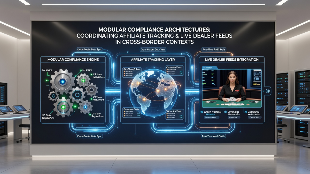 Live dealer feed processing pipeline integrated with compliance and affiliate data layers on mobile platforms
