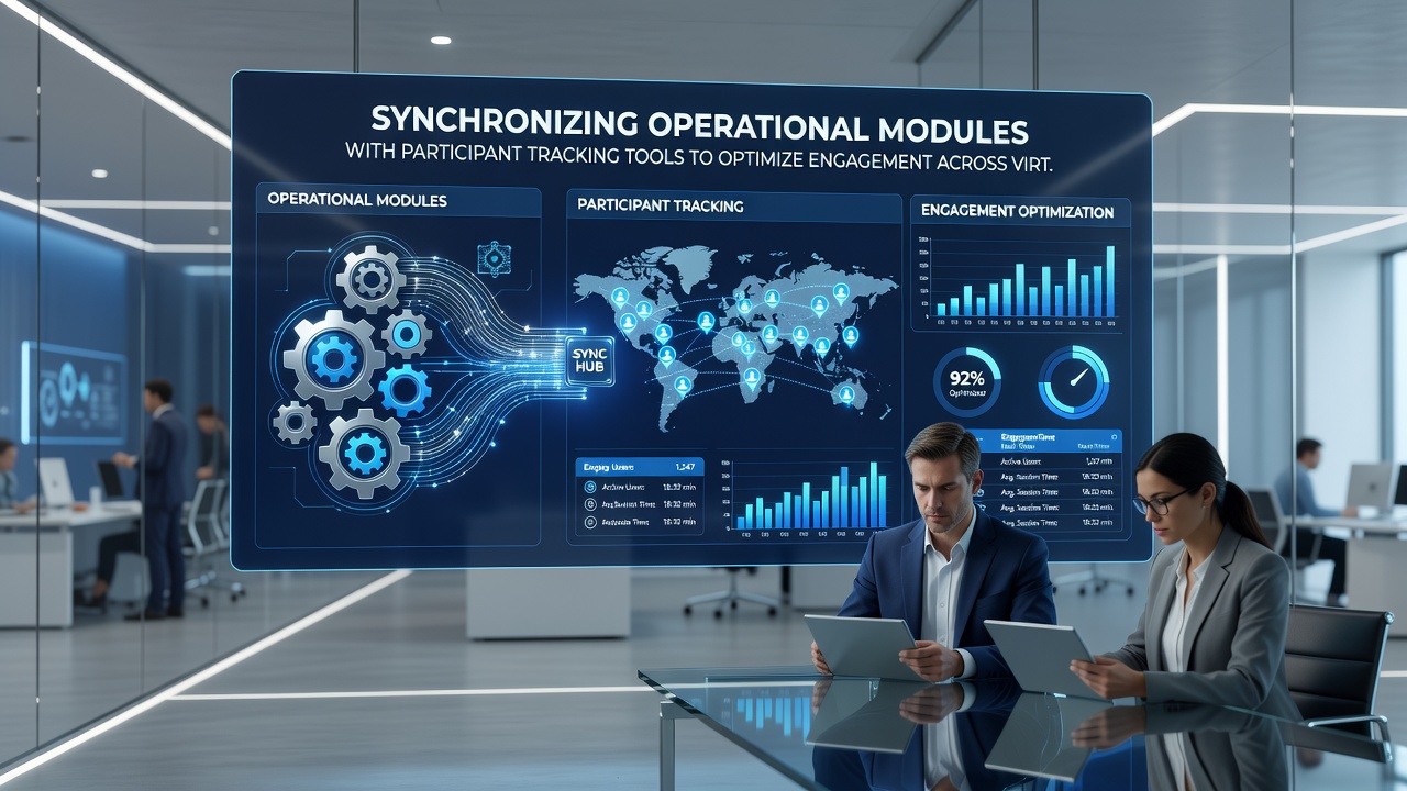 Diagram showing data flow between participant tracking tools and operational modules in online betting networks